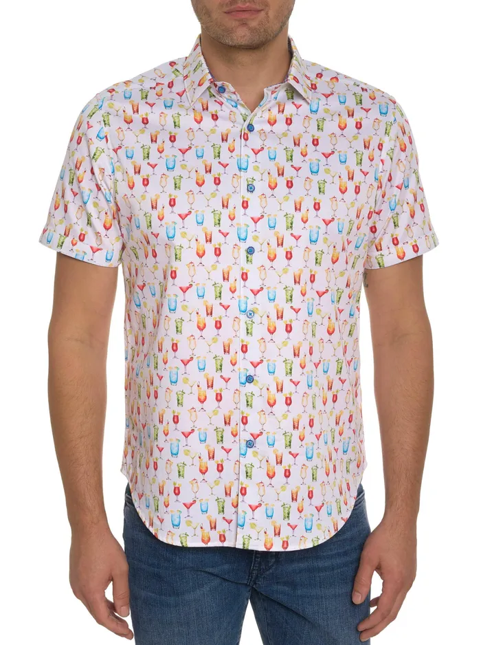 Robert Graham Short Sleeve Button Down Shirts Men MIXER SHORT SLEEVE BUTTON DOWN SHIRT Multi
