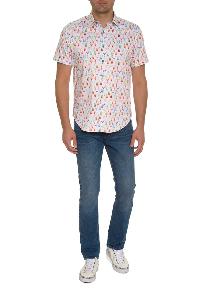Robert Graham Short Sleeve Button Down Shirts Men MIXER SHORT SLEEVE BUTTON DOWN SHIRT Multi