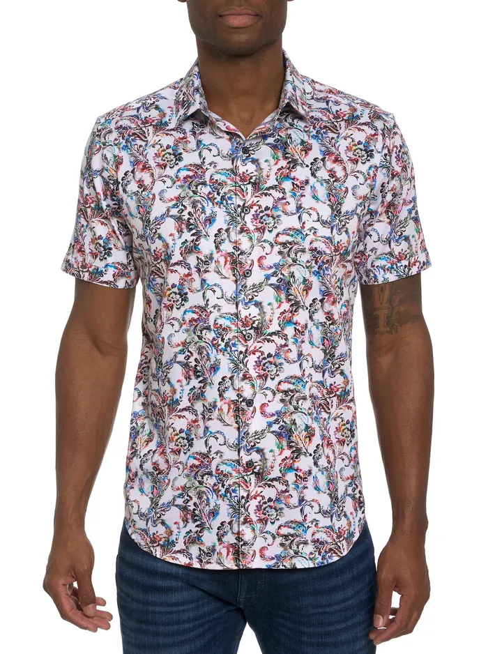 Robert Graham Short Sleeve Button Down Shirts Men MONSOON SHORT SLEEVE BUTTON DOWN SHIRT Multi Robert Graham Short Sleeve Button Down Shirts Men MONSOON SHORT SLEEVE BUTTON DOWN SHIRT Multi