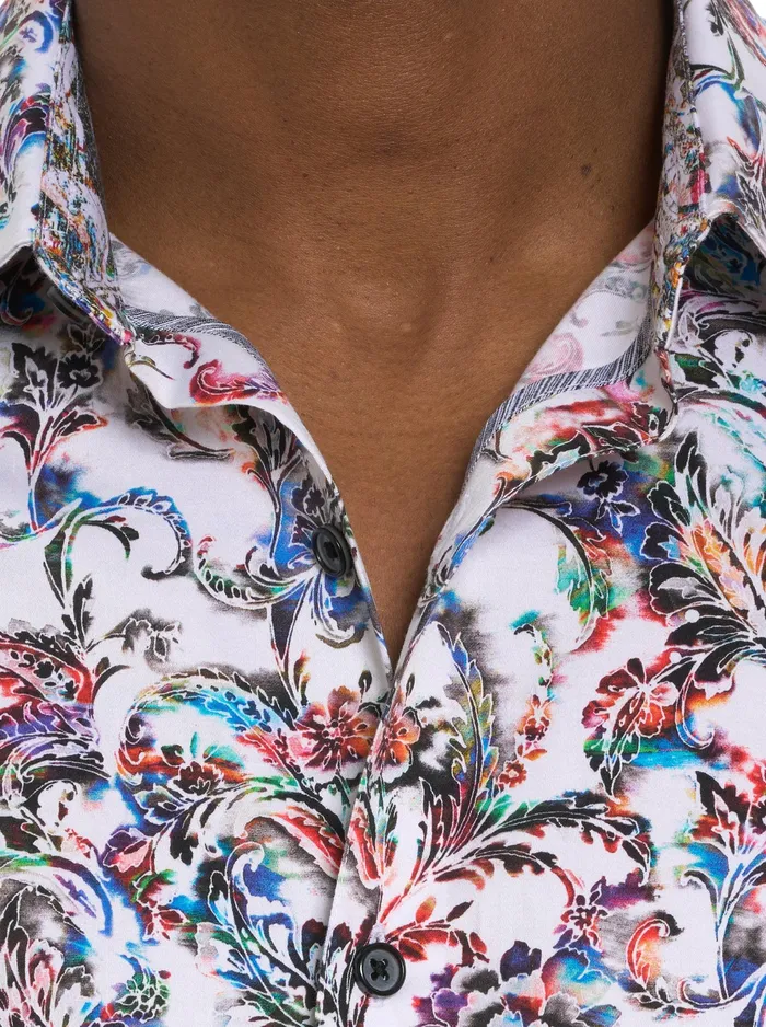Robert Graham Short Sleeve Button Down Shirts Men MONSOON SHORT SLEEVE BUTTON DOWN SHIRT Multi