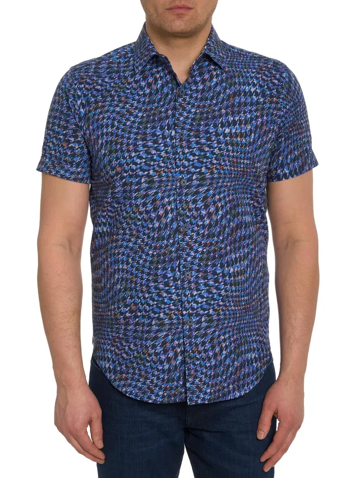 Robert Graham Short Sleeve Button Down Shirts Men MULLIGAN SHORT SLEEVE BUTTON DOWN SHIRT Multi Robert Graham Short Sleeve Button Down Shirts Men MULLIGAN SHORT SLEEVE BUTTON DOWN SHIRT Multi