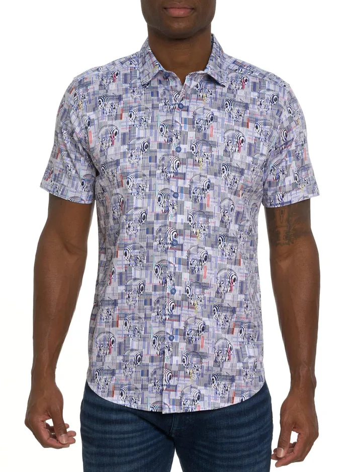 Robert Graham Short Sleeve Button Down Shirts Men NORMANDY SHORT SLEEVE BUTTON DOWN SHIRT Multi Robert Graham Short Sleeve Button Down Shirts Men NORMANDY SHORT SLEEVE BUTTON DOWN SHIRT Multi