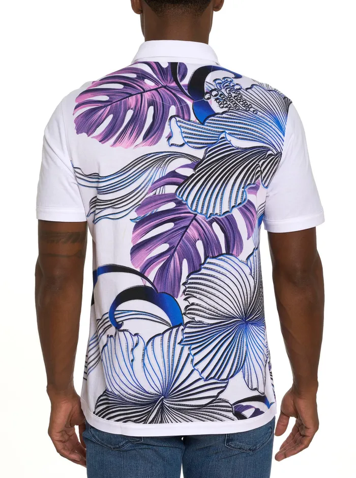 Robert Graham Short Sleeve Button Down Shirts Men ODESSY SHORT SLEEVE KNIT SHIRT White