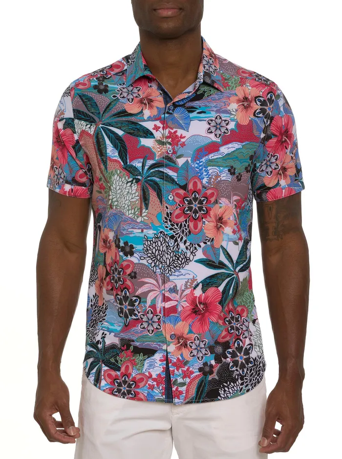 Robert Graham Short Sleeve Button Down Shirts Men PENNISULA SHORT SLEEVE BUTTON DOWN SHIRT Multi Robert Graham Short Sleeve Button Down Shirts Men PENNISULA SHORT SLEEVE BUTTON DOWN SHIRT Multi