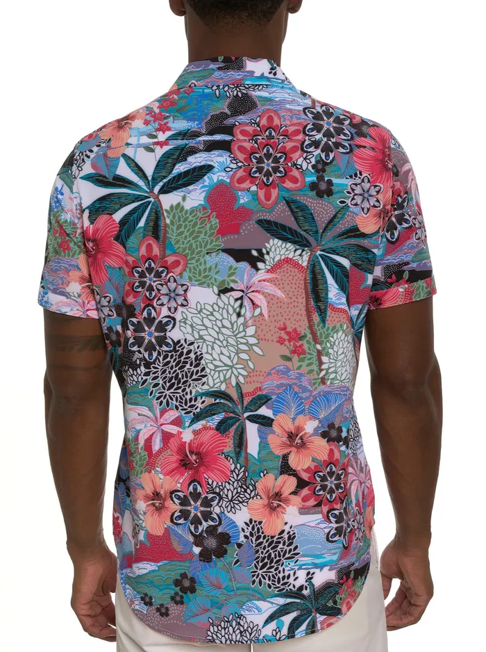 Robert Graham Short Sleeve Button Down Shirts Men PENNISULA SHORT SLEEVE BUTTON DOWN SHIRT Multi