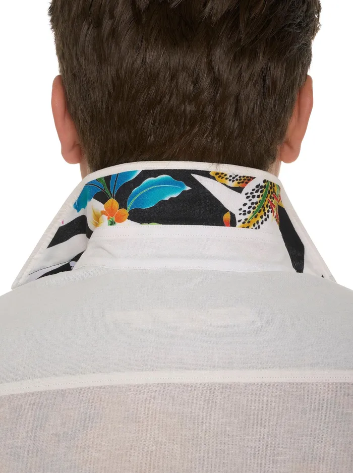 Robert Graham Short Sleeve Button Down Shirts Men THE ACE SHORT SLEEVE BUTTON DOWN SHIRT White