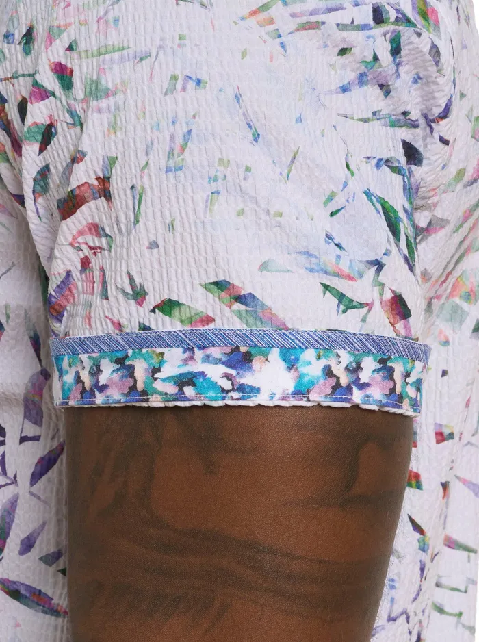 Robert Graham Short Sleeve Button Down Shirts Men THE ROXY SHORT SLEEVE BUTTON DOWN SHIRT Multi