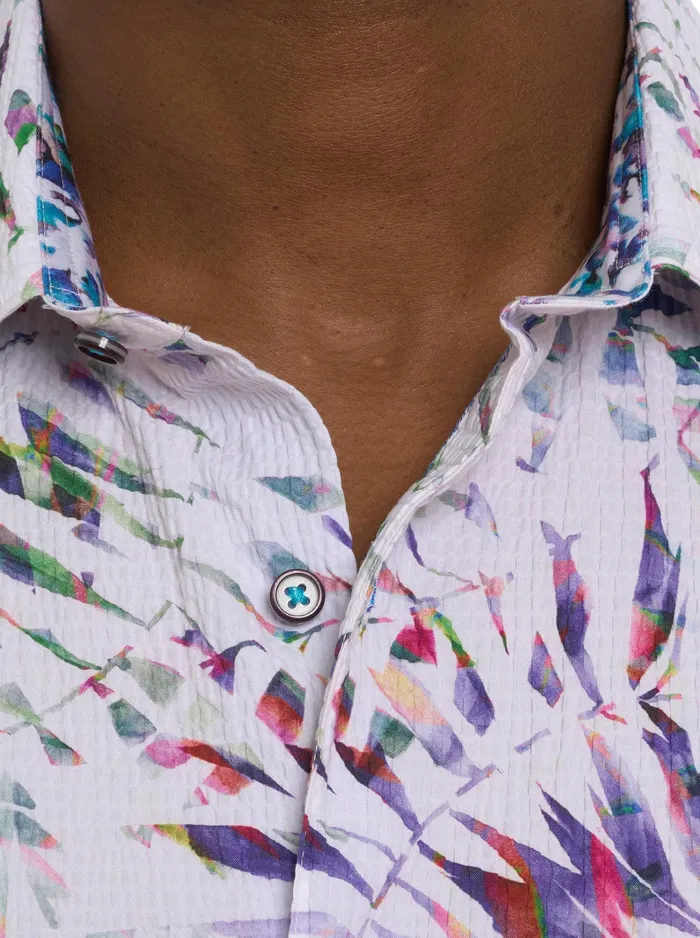 Robert Graham Short Sleeve Button Down Shirts Men THE ROXY SHORT SLEEVE BUTTON DOWN SHIRT Multi