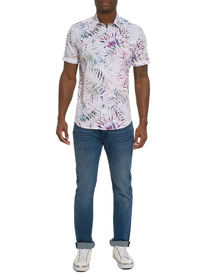 Robert Graham Short Sleeve Button Down Shirts Men THE ROXY SHORT SLEEVE BUTTON DOWN SHIRT Multi