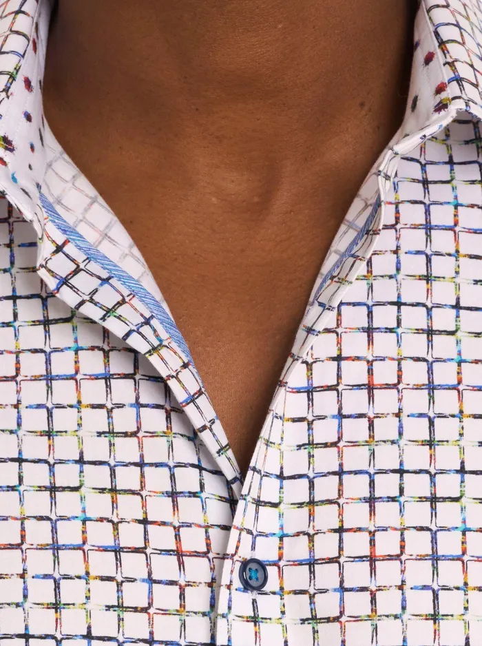 Robert Graham Short Sleeve Button Down Shirts Men THE SHOCKER SHORT SLEEVE BUTTON DOWN SHIRT Multi