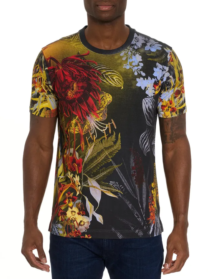 Robert Graham Short Sleeve Knits Men AUTUMN GARDEN GRAPHIC TSHIRT Multi
