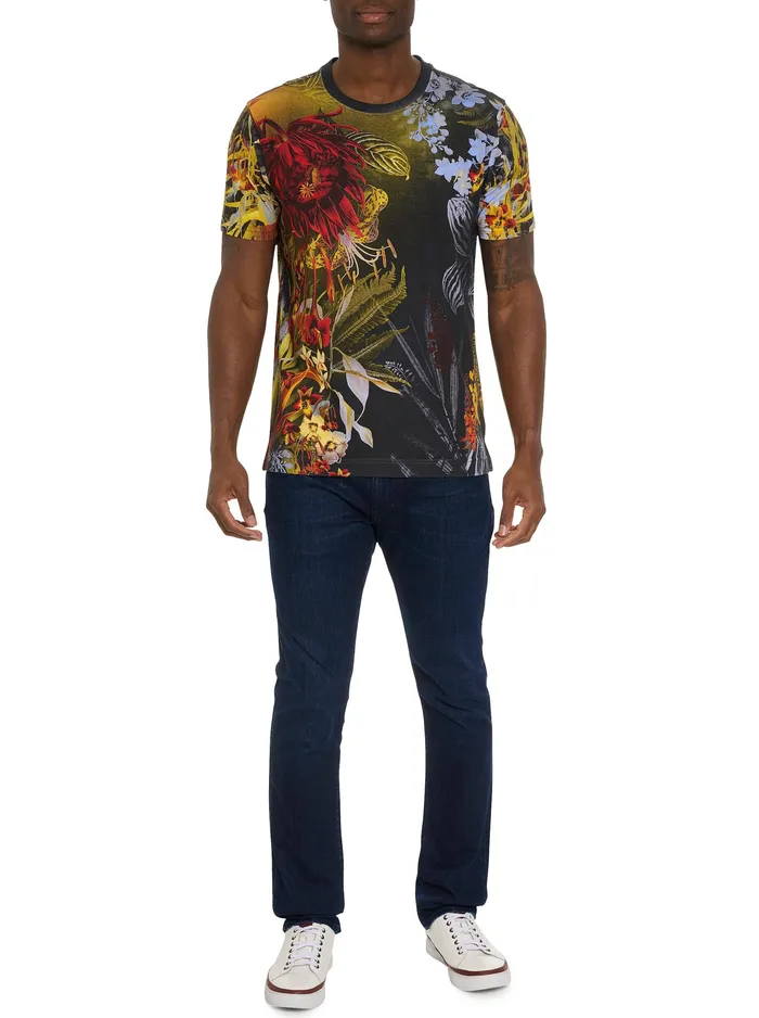 Robert Graham Short Sleeve Knits Men AUTUMN GARDEN GRAPHIC TSHIRT Multi