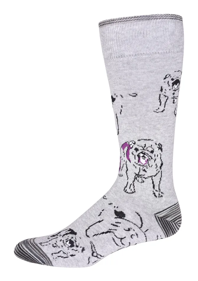 Robert Graham Socks Men GRAHAM KNIT SOCKS Light Grey