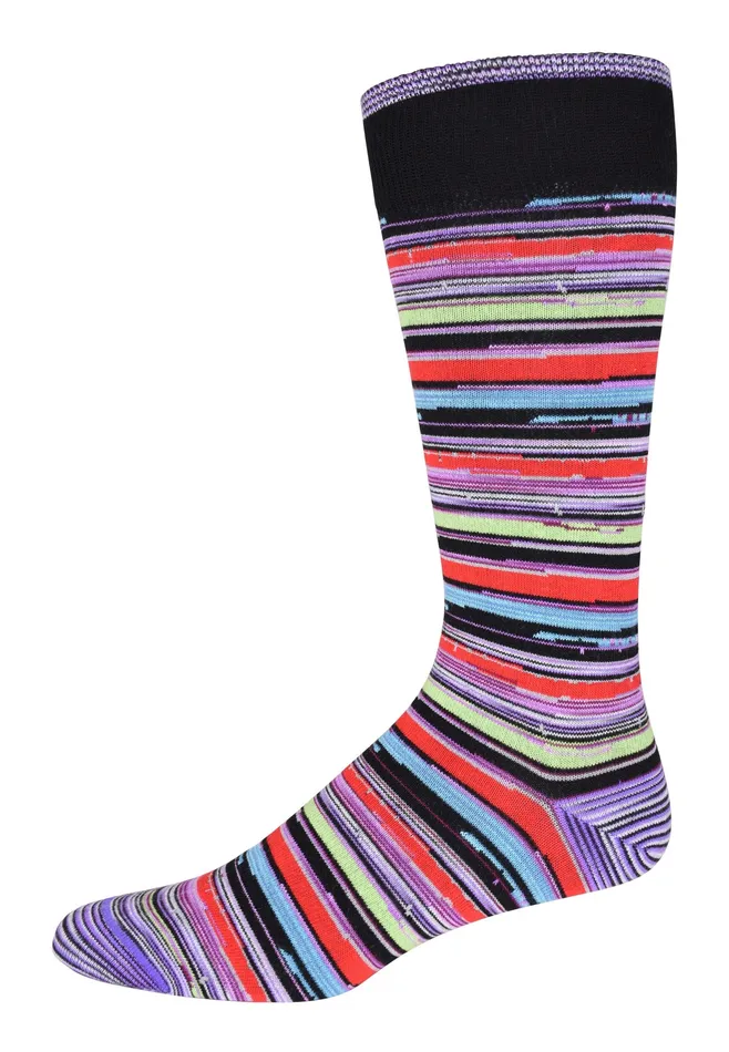 Robert Graham Socks Men RICCI KNIT SOCKS Black