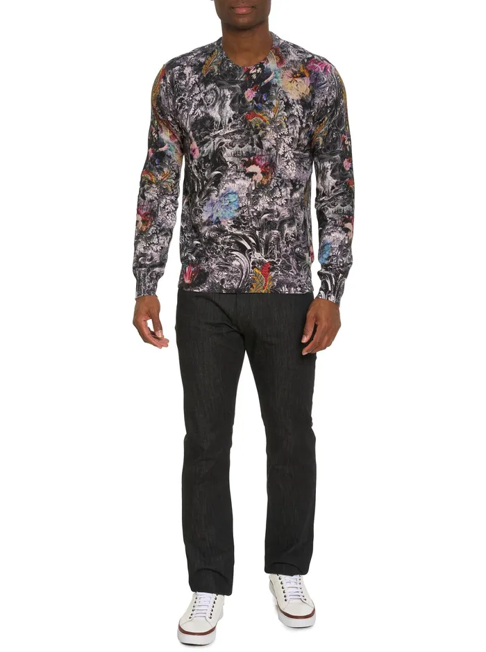 Robert Graham Sweaters Men ROARING FLORALS SWEATER Multi
