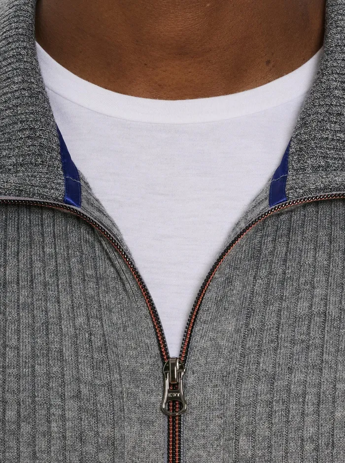 Robert Graham Sweaters Men TARANTO SWEATER Light Grey