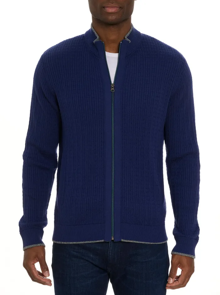 Robert Graham Sweaters Men TARANTO SWEATER Light Grey