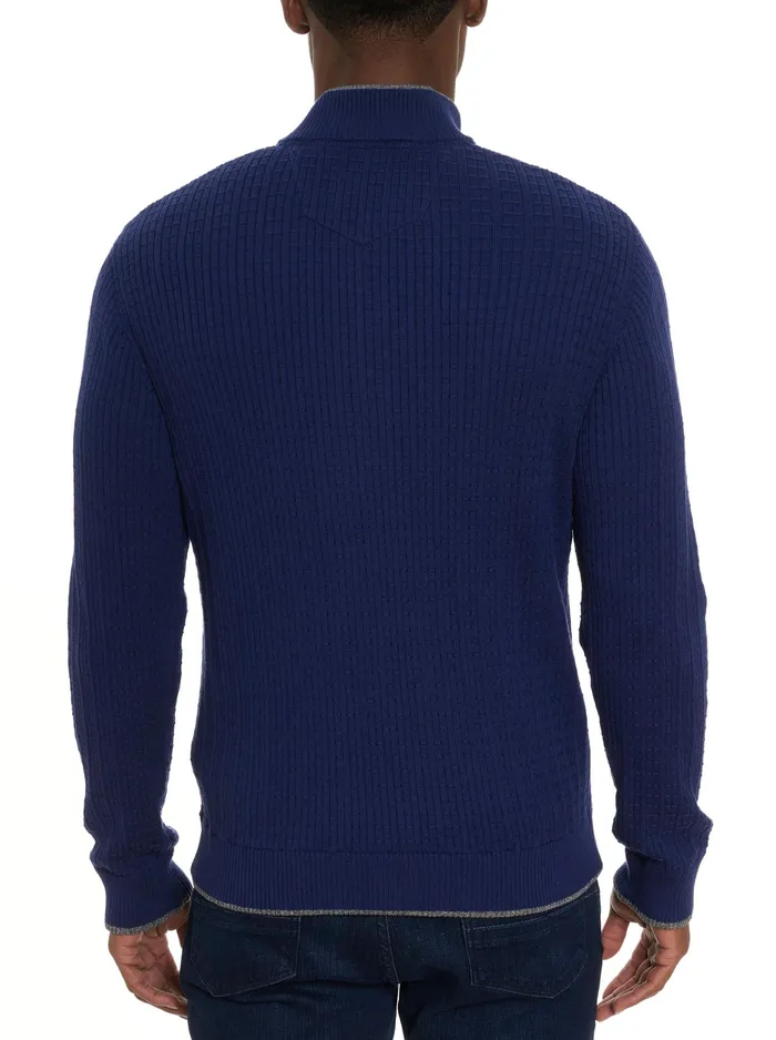 Robert Graham Sweaters Men TARANTO SWEATER Light Grey