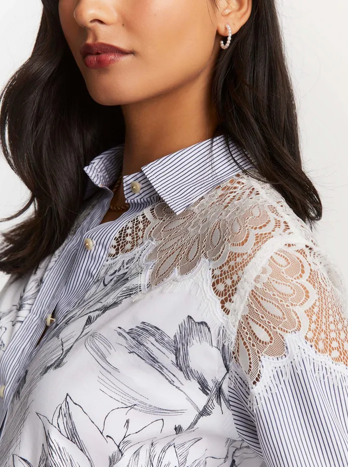 Robert Graham Tops Women CARRIE SHIRT White