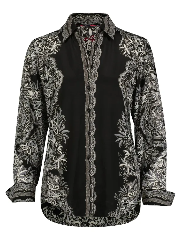 Robert Graham Tops Women GABRIELA SHIRT Black