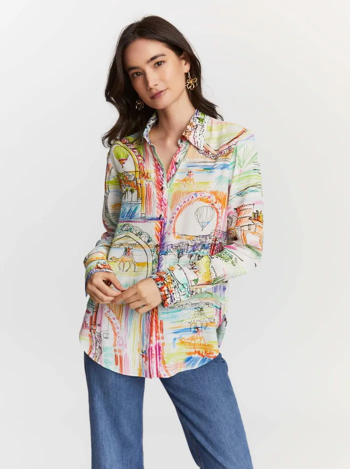 Robert Graham Tops Women GABRIELA SHIRT Multi