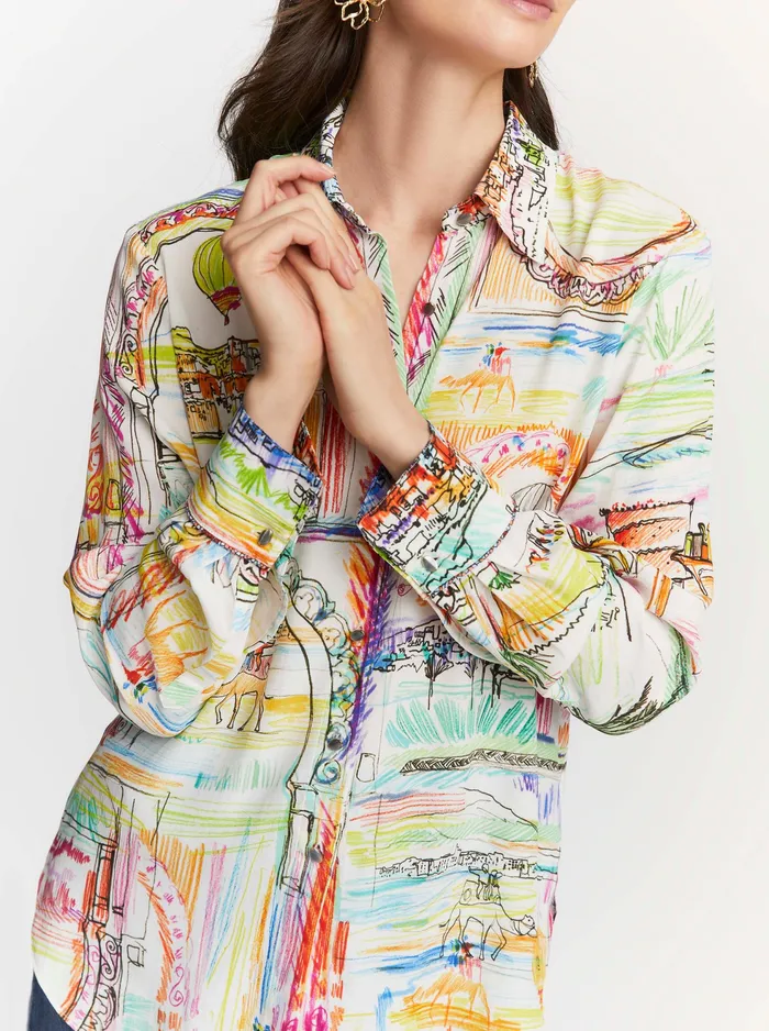 Robert Graham Tops Women GABRIELA SHIRT Multi