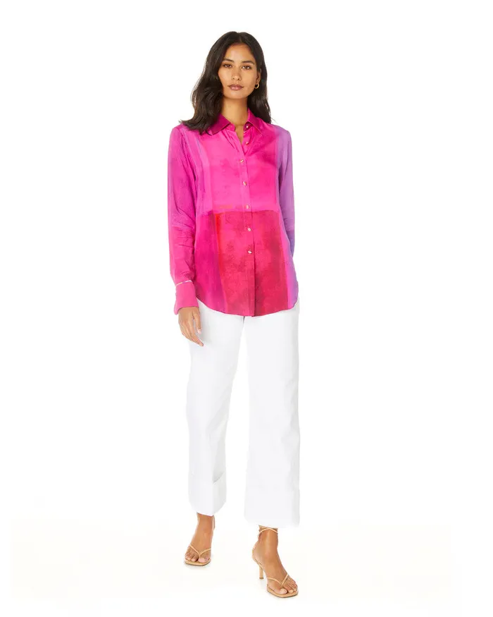 Robert Graham Tops Women GABRIELA SHIRT Seafoam