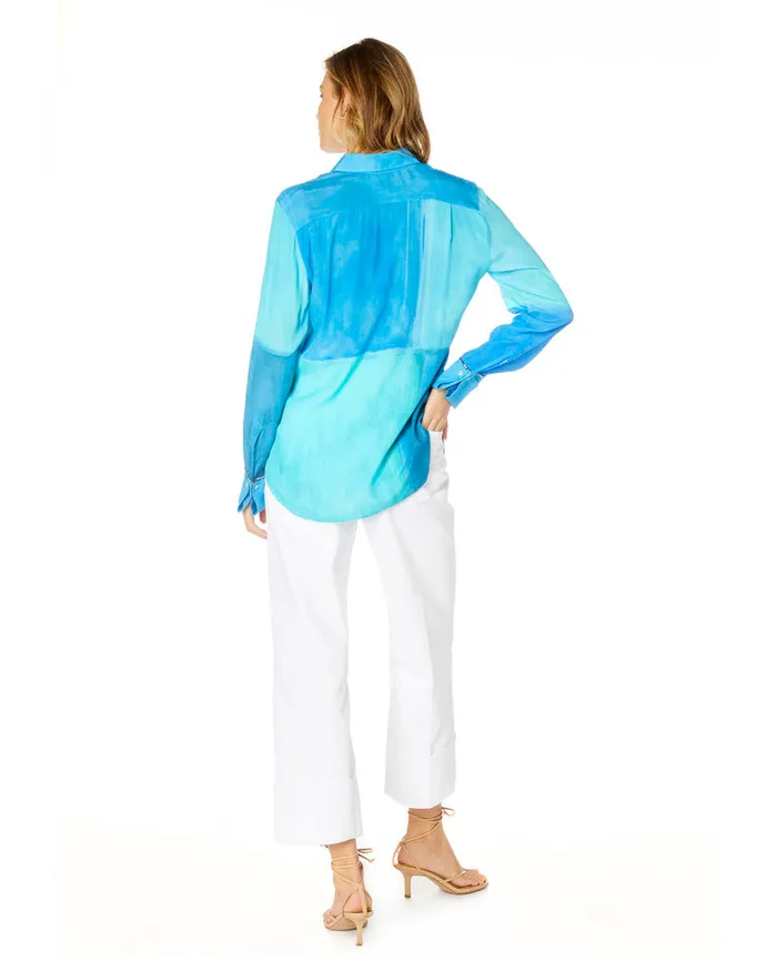 Robert Graham Tops Women GABRIELA SHIRT Seafoam