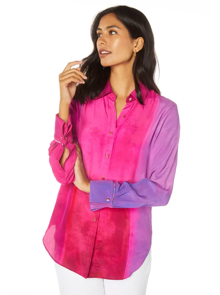 Robert Graham Tops Women GABRIELA SHIRT Seafoam