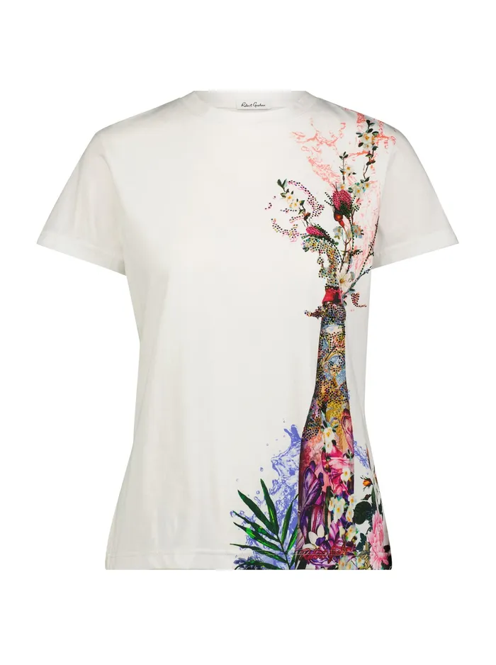 Robert Graham Tops Women GARDEN PARTY TSHIRT White