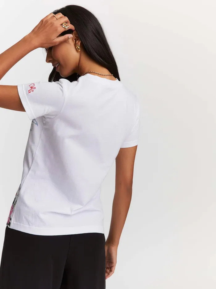 Robert Graham Tops Women GARDEN PARTY TSHIRT White