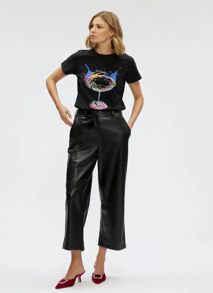 Robert Graham Tops Women MAGUERITE TSHIRT Black