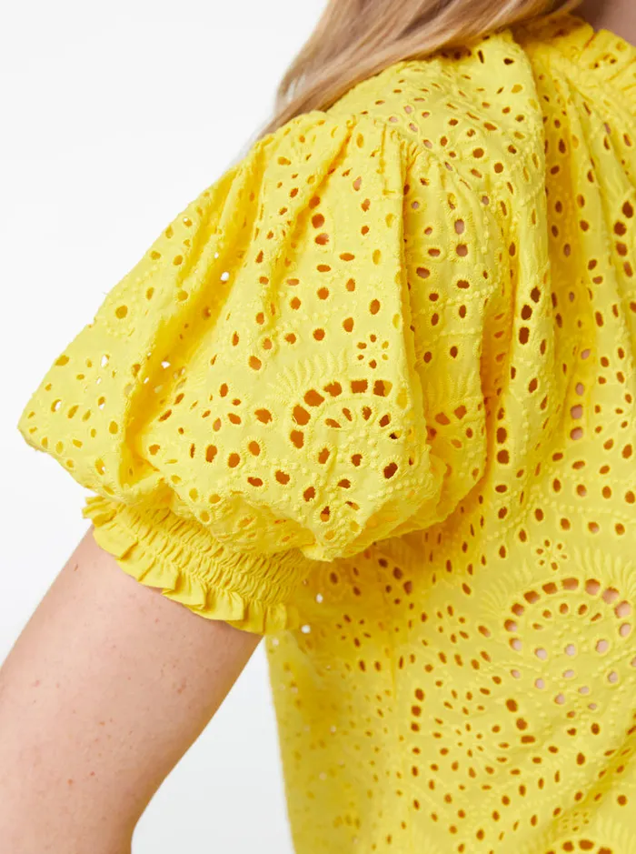 Robert Graham Tops Women MILA BLOUSE Yellow