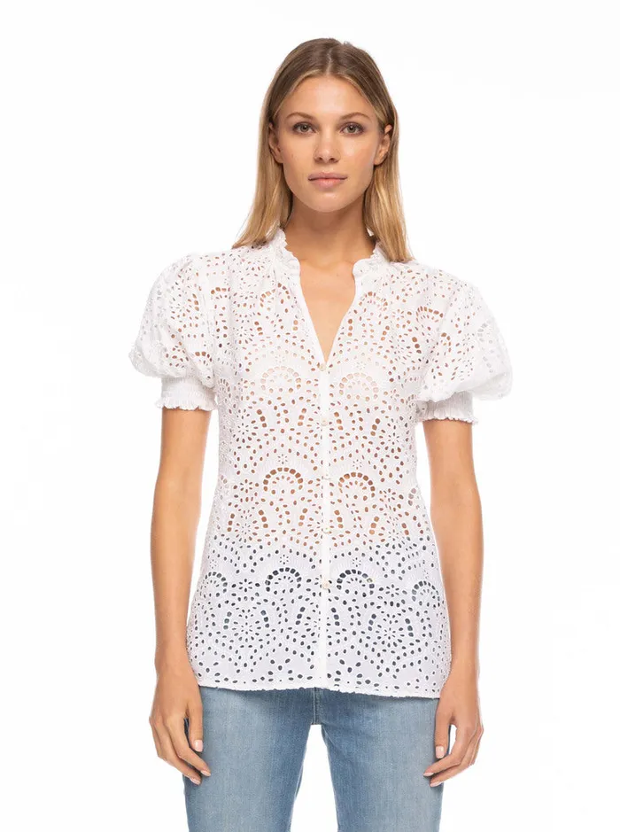 Robert Graham Tops Women MILA BLOUSE Yellow