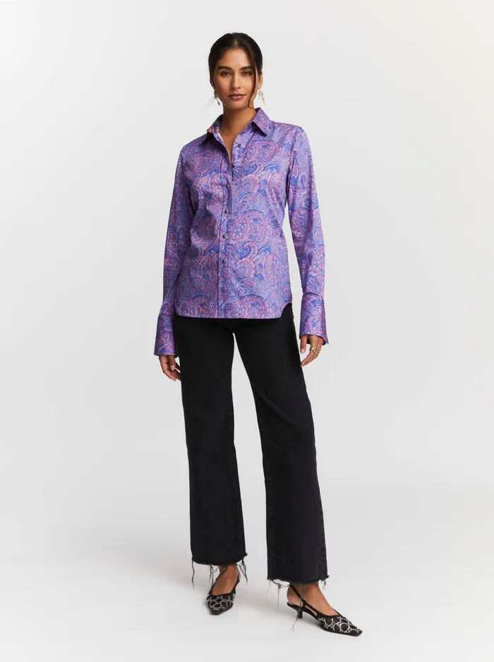 Robert Graham Tops Women PRISCILLA SHIRT Blue