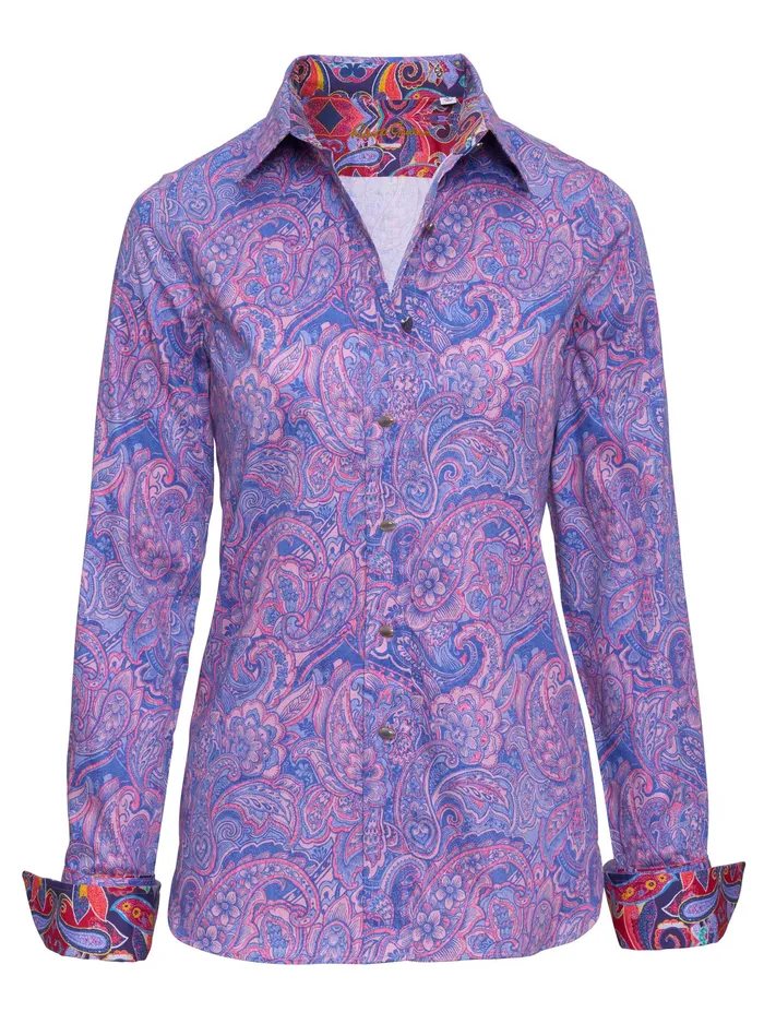 Robert Graham Tops Women PRISCILLA SHIRT Blue