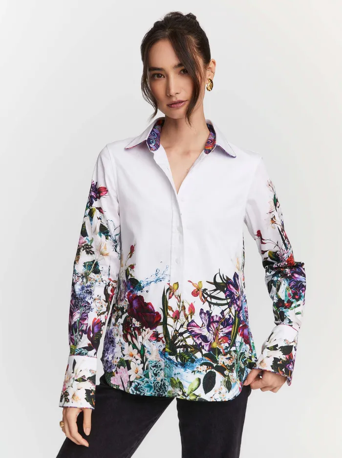 Robert Graham Tops Women PRISCILLA SHIRT White