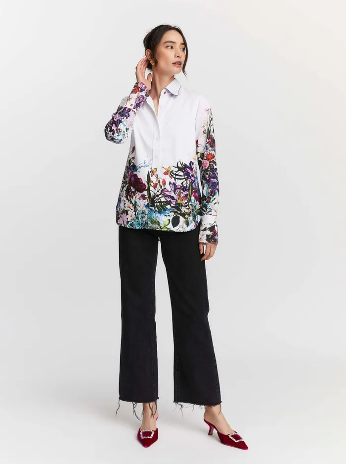 Robert Graham Tops Women PRISCILLA SHIRT White
