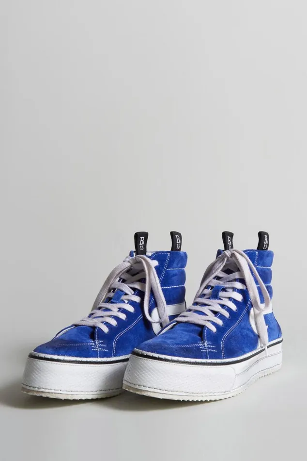 ROGUE HIGH TOP 8211 BLUE SUEDE Women R13 Shoes