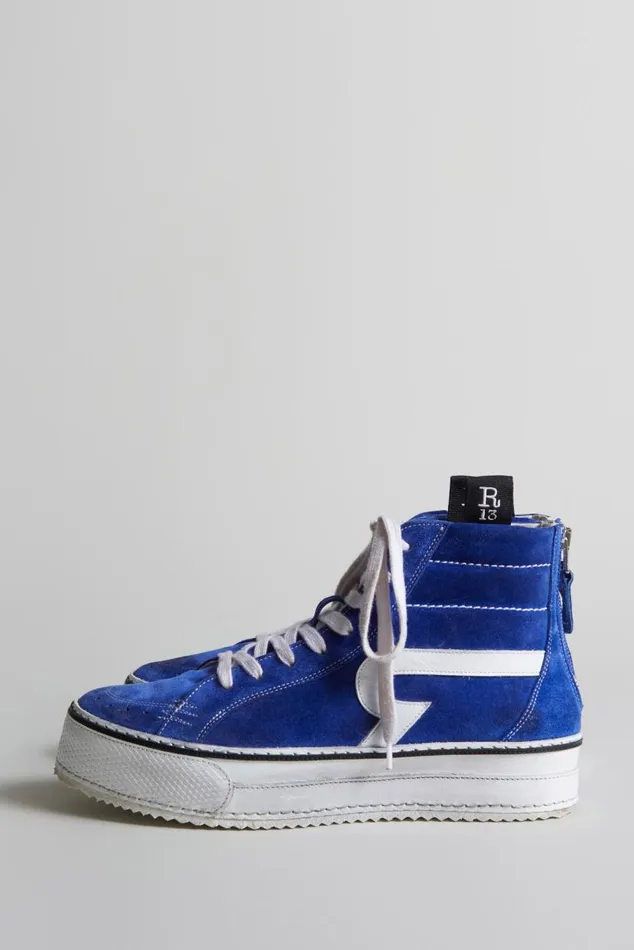 ROGUE HIGH TOP 8211 BLUE SUEDE Women R13 Shoes