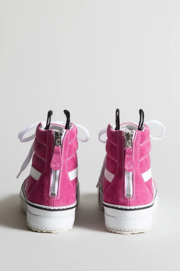 ROGUE HIGH TOP 8211 PINK SUEDE Women R13 Shoes
