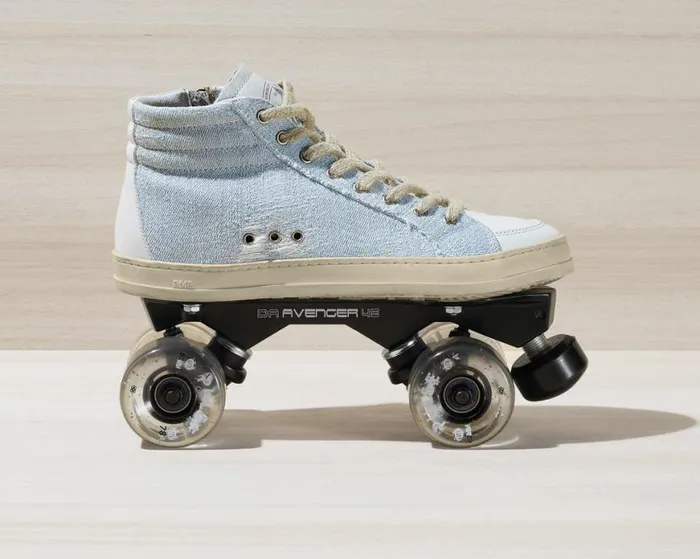 Roller Skate Denim Women P448 High Tops
