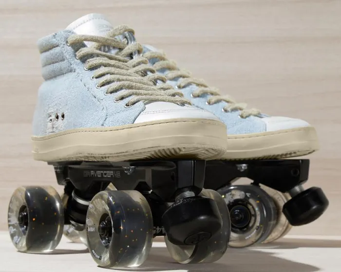 Roller Skate Denim Women P448 High Tops