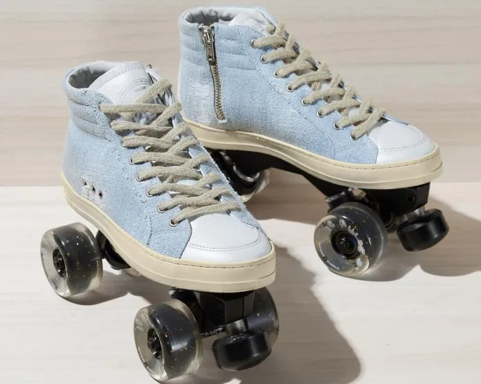 Roller Skate Denim Women P448 High Tops
