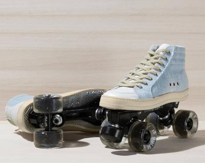 Roller Skate Denim Women P448 High Tops
