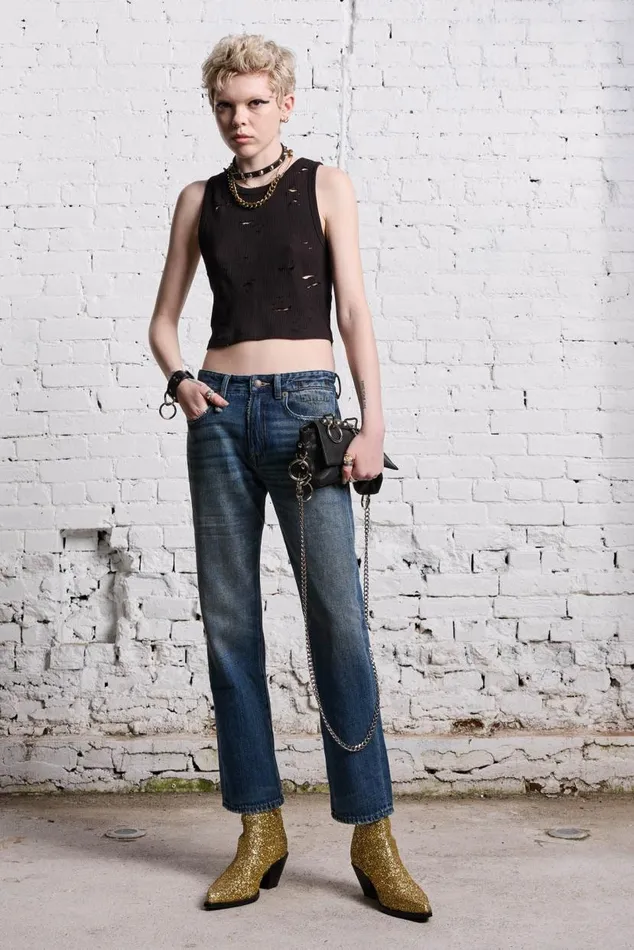 ROMEO JEAN 8211 DANE INDIGO Women R13 Denim