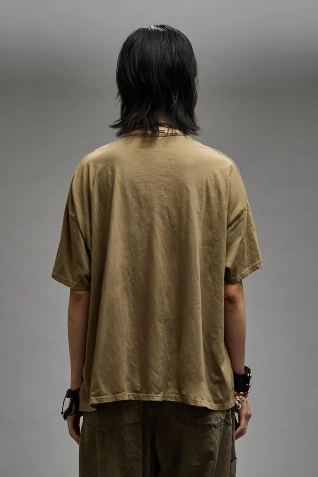 SCOOP NECK RELAXED T 8211 LIGHT OLIVE Women R13 TShirts