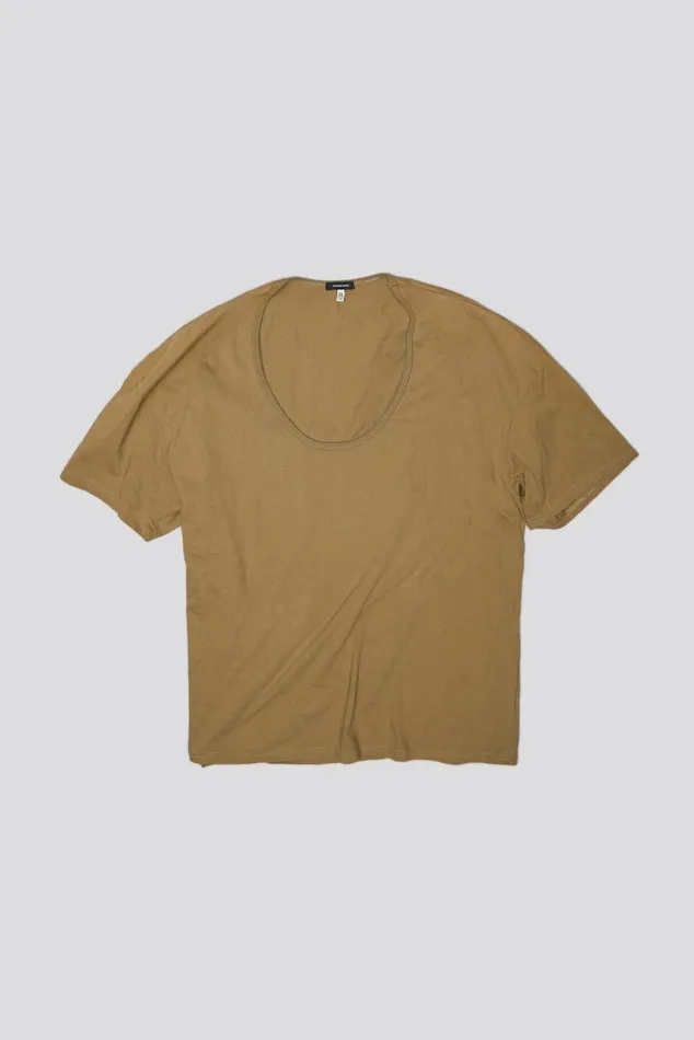 SCOOP NECK RELAXED T 8211 LIGHT OLIVE Women R13 TShirts