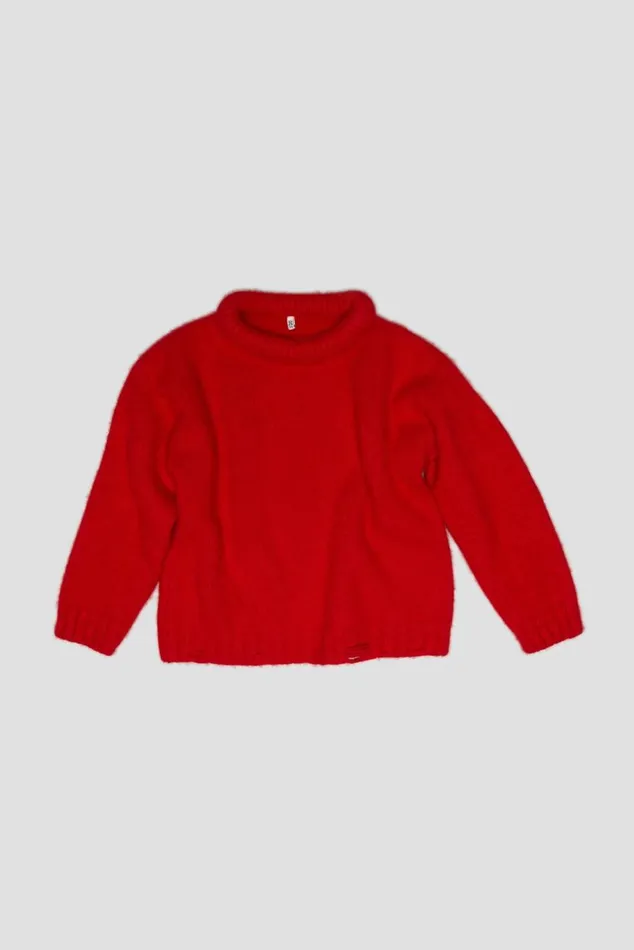 SHRUNKEN CREWNECK 8211 RED Women R13 Tops