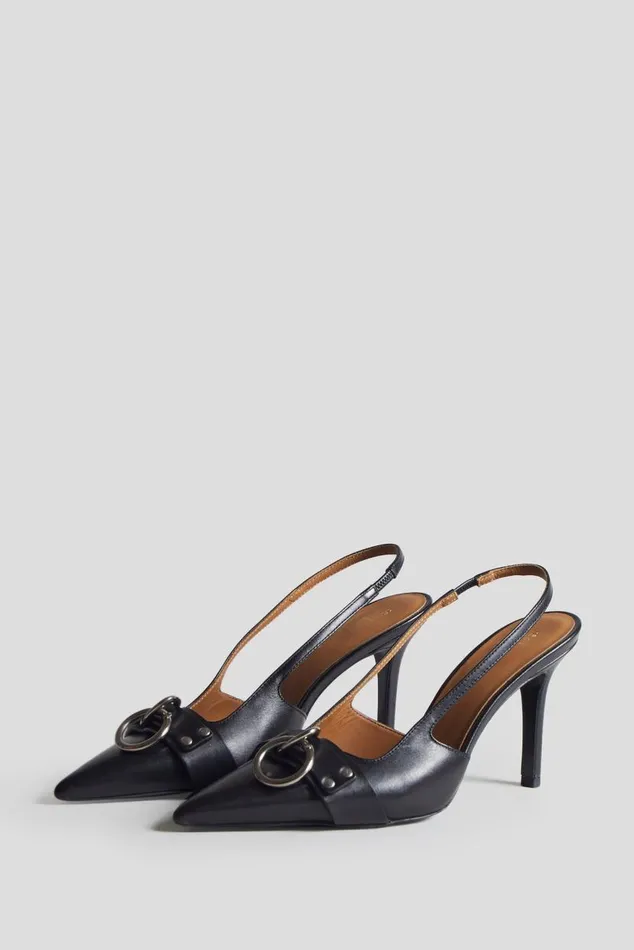 SID HARNESS HEEL 8211 BLACK Women R13 Shoes
